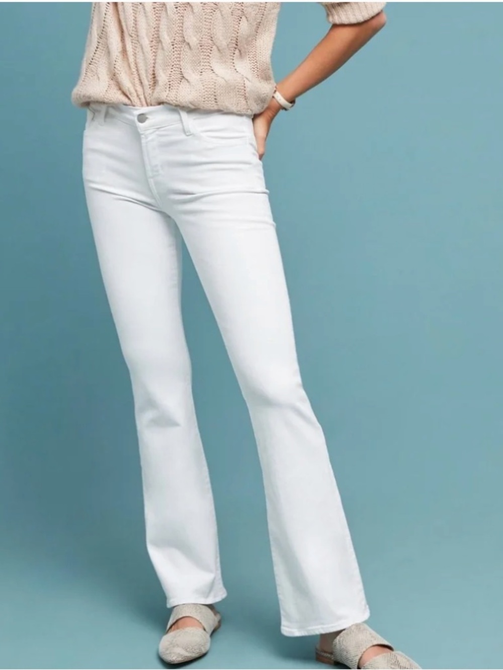 J Brand Sallie Bootcut in White